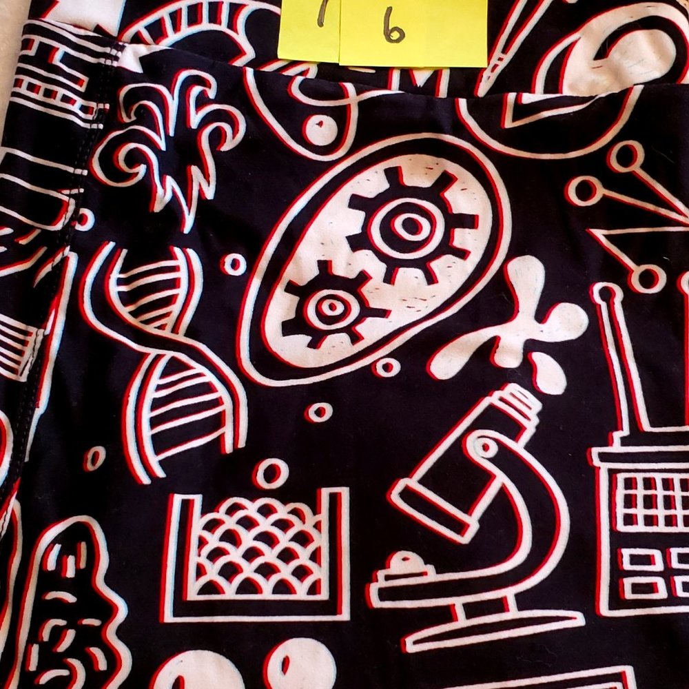 LLR TC2 Leggings - Science pattern